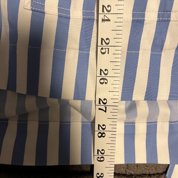 Club Monaco blue and white stripped top - Picture 8 of 8